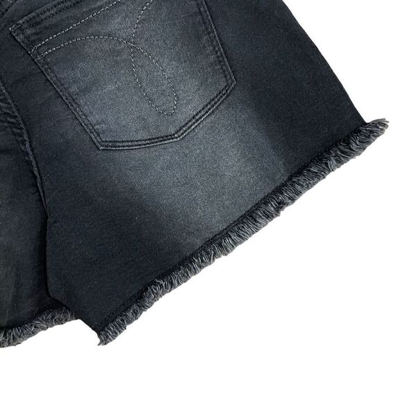 Calvin Klein Girls Mid-Rise Boy Jean Shorts Black Size 8 - Picture 6 of 9